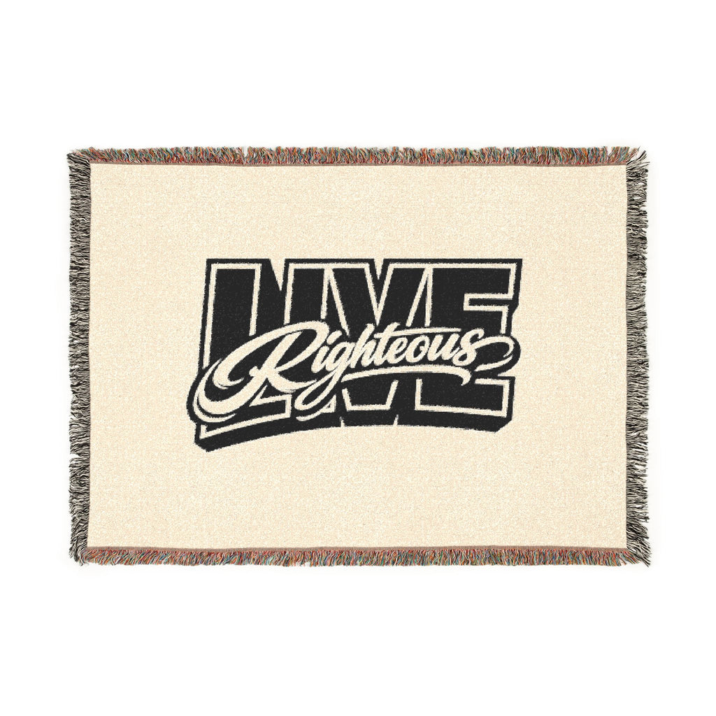 Retro Logo Woven Throw Blanket