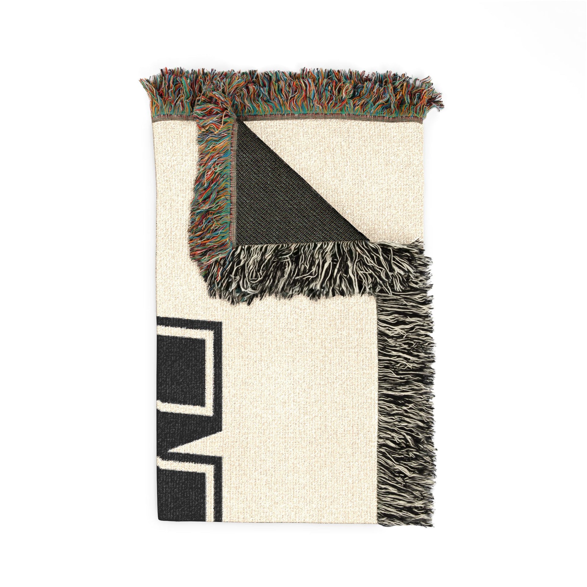 Retro Logo Woven Throw Blanket