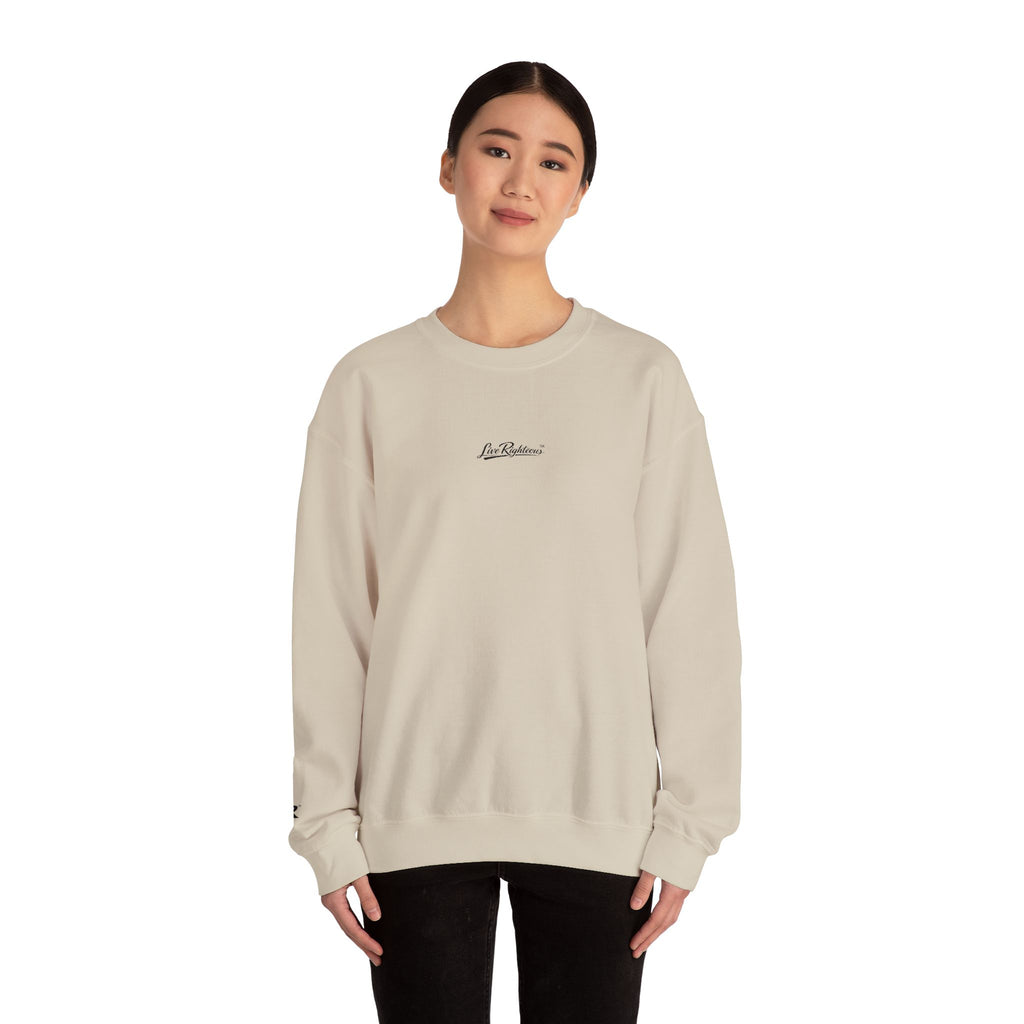 Minimal Script Crewneck Sweatshirt