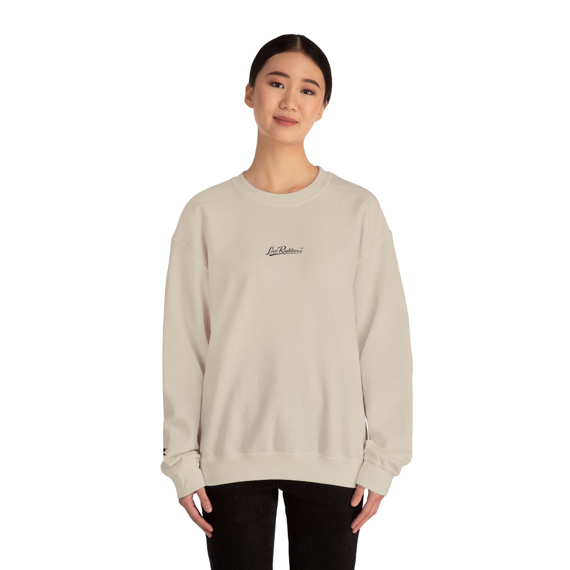Minimal Script Crewneck Sweatshirt
