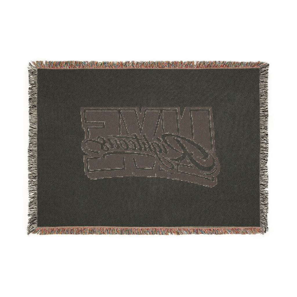 Retro Logo Woven Throw Blanket
